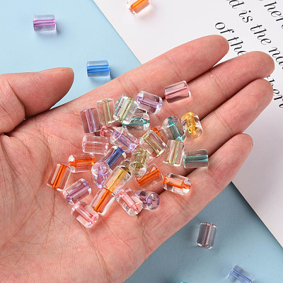 Transparent Acrylic Beads TACR-S154-17A-1