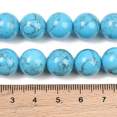 Synthetic Turquoise Graduated Beads Strands GG-CBA2AE1-A04-B-1