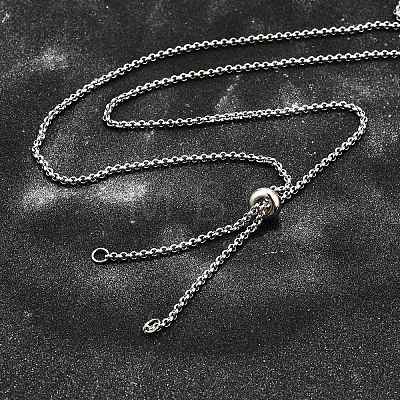 Non-Tarnish Adjustable 304 Stainless Steel Slider Necklaces X-NJEW-L156-003P-1