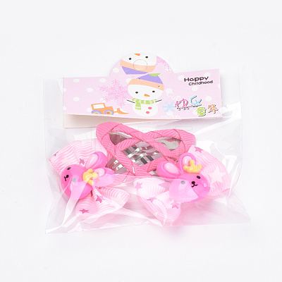 Lovely Bunny Kids Hair Accessories Sets OHAR-S193-31-1