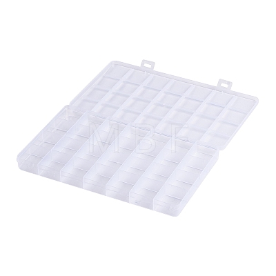 Transparent Plastic Bead Containers X1-CON-YW0001-13-1