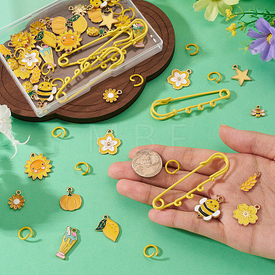 DIY Brooch Making Kits DIY-TA0014-87-1