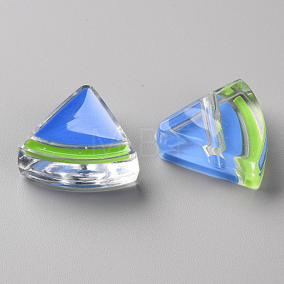 Transparent Enamel Acrylic Beads LS-TACR-S155-001K-1