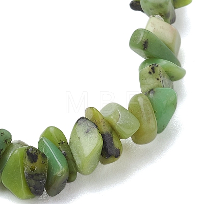 Natural Chrysoprase Beads Kids Bracelets BJEW-JB10611-01-1