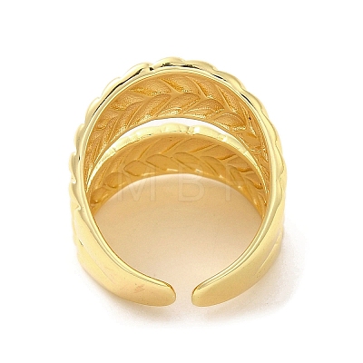 Rack Plating Brass Finger Ring RJEW-C072-22G-1