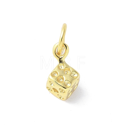 925 Sterling Silver Dice Charms STER-M093-02G-1