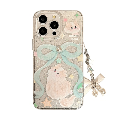 Cute Cartoon Cat TPU Plastic Mobile Phone Cover PW-WGF333E-04-1