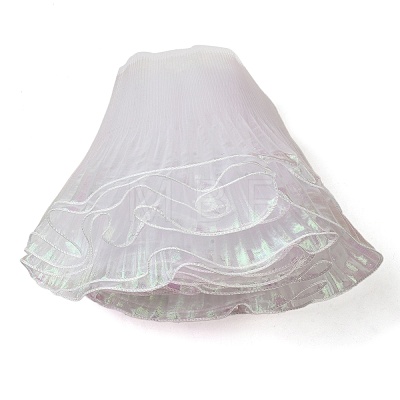 Iridescent Polyester Pleated Ribbons OCOR-XCP0002-27-1