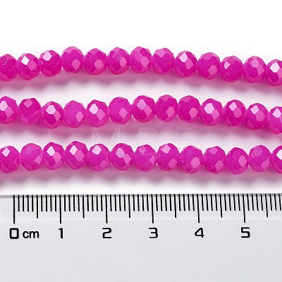 Baking Painted Imitation Jade Glass Bead Strands DGLA-A034-J10mm-A28-1