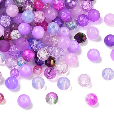 Mixed Style Glass Beads GLAA-XCP0001-70D-1