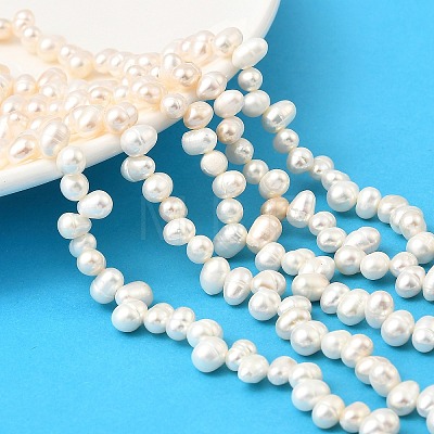 Natural Cultured Freshwater Pearl Beads Strands PEAR-I007-04C-01A-1