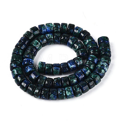 Dyed Natural White Jade Beads Strands G-T143-17J-1
