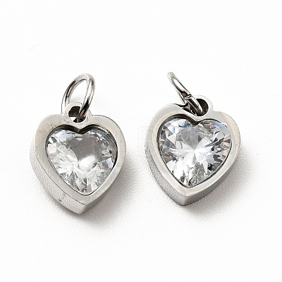 304 Stainless Steel Pendants STAS-D189-06P-01-1