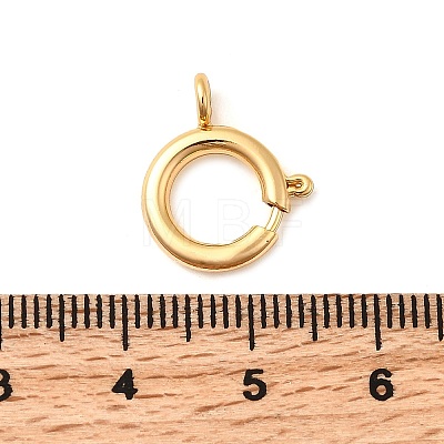 Brass Spring Ring Clasps KK-D407-20G-D-1