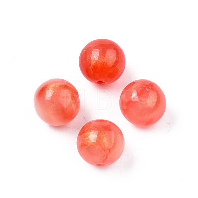 Opaque Acrylic Beads MACR-N009-014A-04-1