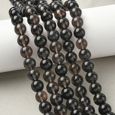 Natural Ice Obsidian Beads Strands G-P590-A03-10mm-02-1