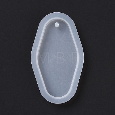 Rounded Rhombus Pendant Food Grade Silicone Molds DIY-D074-15-1
