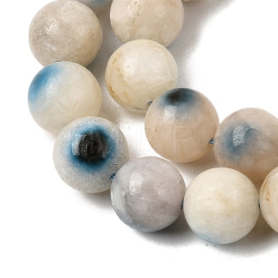 Natural Blue Ice Glacierite Stone Beads Strands G-G078-A01-02-1