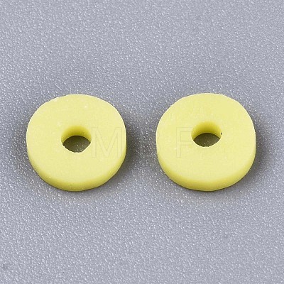 Handmade Polymer Clay Beads X-CLAY-Q251-6.0mm-35-1