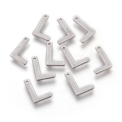 304 Stainless Steel Charms STAS-F175-02P-L-1