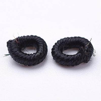 Polyester Weave Beads WOVE-N003-05-1