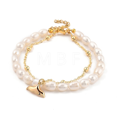 Multi-Strand Bracelets BJEW-JB05369-03-1