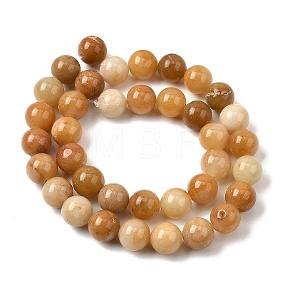Natural Old Topaz Jade Beads Strands G-F364-06-10mm-1