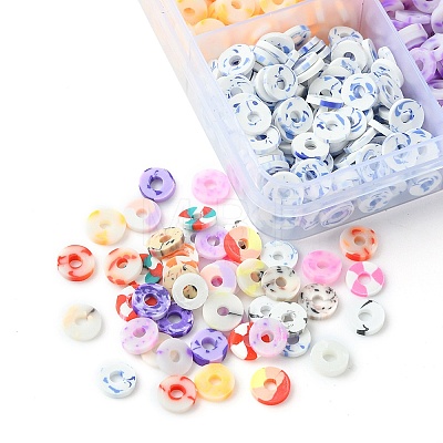 168G 24 Colors Handmade Polymer Clay Beads CLAY-YW0001-79-1