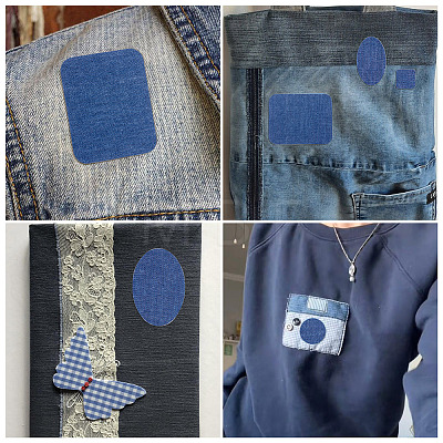 5 Sheets Denim Self-adhesive Patches PATC-TA0001-61C-1