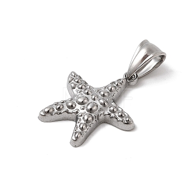 304 Stainless Steel Pendants STAS-B167-12F-P-1