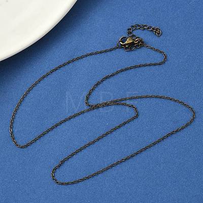 304 Stainless Steel Cable Chain Necklaces for Unisex NJEW-K249-24AB-1