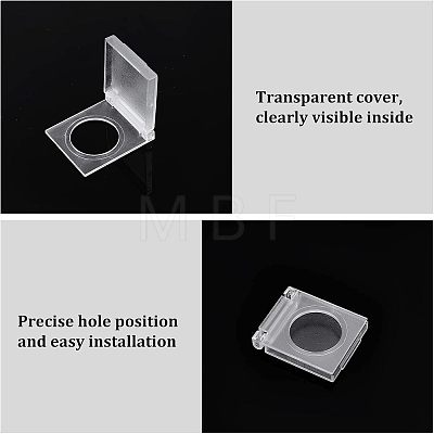 Plastic Light Table Switch Protector Cover KY-WH0042-01-1