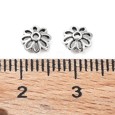 925 Sterling Silver Bead Caps STER-A041-06AS-1