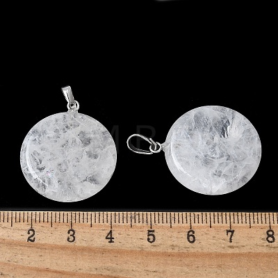 Natural Quartz Crystal Pendants G-A259-04P-06-1