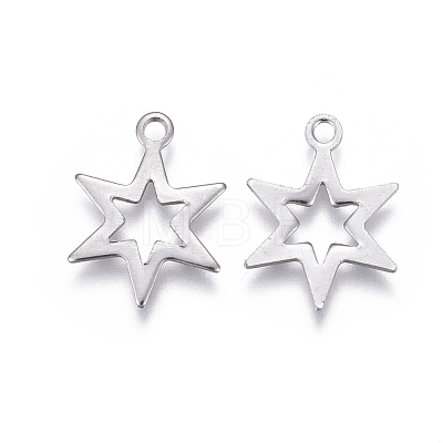 201 Stainless Steel Charms STAS-F207-32P-1