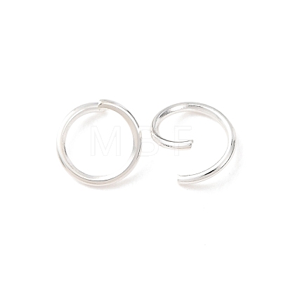Brass Open Jump Rings KK-G604-08S-18-1