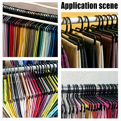 100Pcs Plastic Towel and Scarf Rack Hooks AJEW-GO0004-74-1