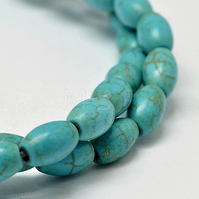 Dyed Synthetic Turquoise Bead Strands G-M143-05-B-1