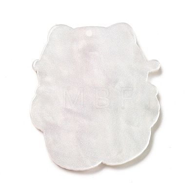 Printed Opaque Acrylic Pendants SACR-G031-01A-1