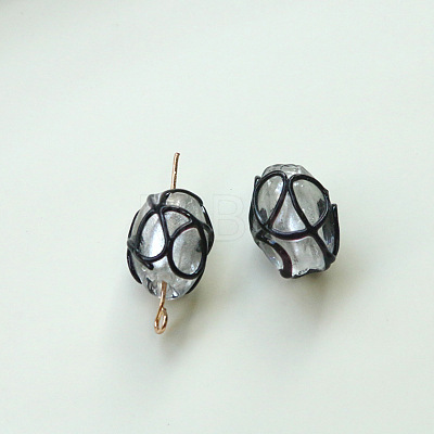 Handmade Lampwork Beads OACR-H034-49-1