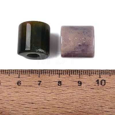 Natural Indian Agate European Beads G-P520-05H-1