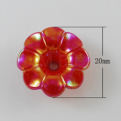 Opaque Acrylic Beads SACR-R691-20x20mm-M-1