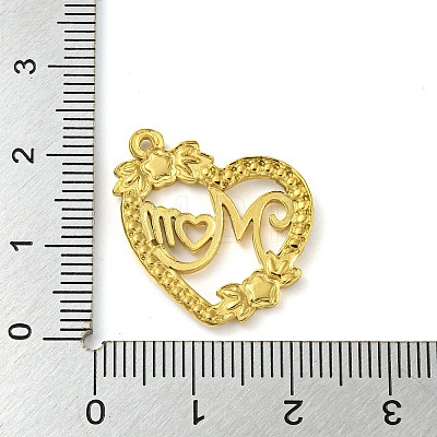 Ion Plating(IP) Real 18K Gold Plated 304 Stainless Steel Rhinestone Pendants STAS-P341-13G-02-1