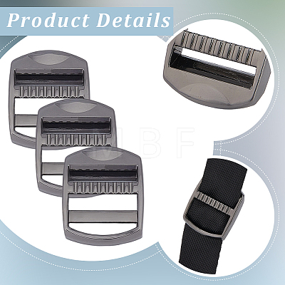 14Pcs Rectangle Alloy Buckles FIND-CY0002-02B-1