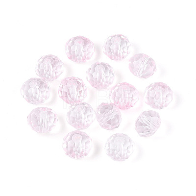 Baking Paint Transparent Glass Beads X1-GLAA-N011-10mm-10-1