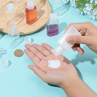 Transparent PET Plastic Refillable Flip Cap Bottle MRMJ-WH0001-63-1