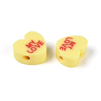 Handmade Polymer Clay Beads CLAY-T023-11B-1