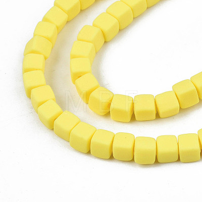 Handmade Polymer Clay Beads Strands X-CLAY-N008-061-07-1