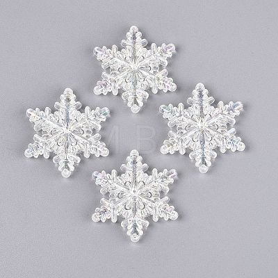 Transparent Plastic Chandelier Component Links KY-Q005-07B-1