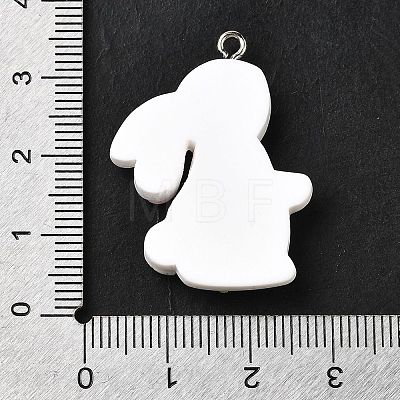 Opaque Resin Pendants RESI-V0003-02A-1